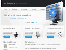 Tablet Screenshot of glsoluciones.com